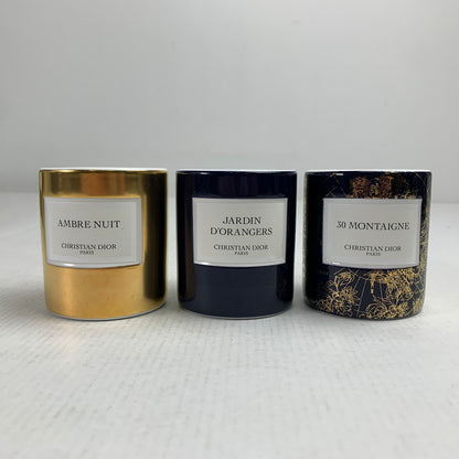 【中古品】 CHRISTIAN DIOR クリスチャン ディオール キャンドルコレクション 2022AW 3個 セット 207-260702-mh-03-fuzh 万代Net店
