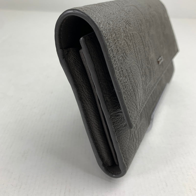 【中古品】【レディース】 DIOR ディオール 43BO0265 グラビティ ロング フラップ ウォレット 財布 長財布 181-260702-mh-02-fuzh カラー：グレー 万代Net店