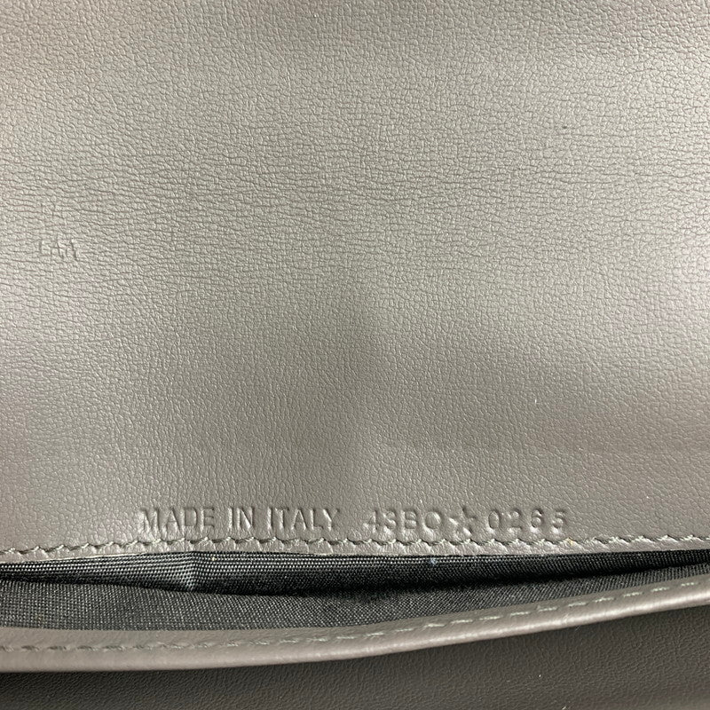 【中古品】【レディース】 DIOR ディオール 43BO0265 グラビティ ロング フラップ ウォレット 財布 長財布 181-260702-mh-02-fuzh カラー：グレー 万代Net店