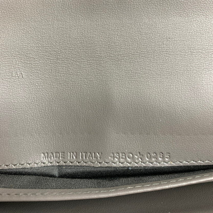【中古品】【レディース】 DIOR ディオール 43BO0265 グラビティ ロング フラップ ウォレット 財布 長財布 181-260702-mh-02-fuzh カラー：グレー 万代Net店