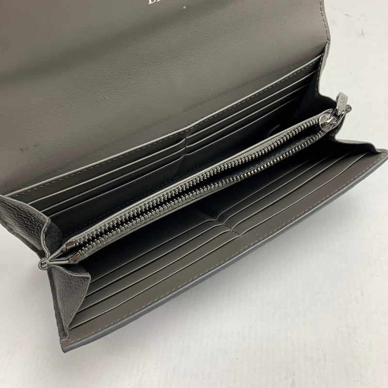【中古品】【レディース】 DIOR ディオール 43BO0265 グラビティ ロング フラップ ウォレット 財布 長財布 181-260702-mh-02-fuzh カラー：グレー 万代Net店