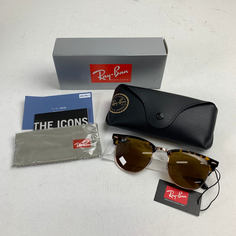 【中古美品】【メンズ/レディース】 RAYBAN レイバン RB3016 CLUBMASTER CLASSIC クラブマスター サングラス 眼鏡 203-260702-mh-01-fuzh カラー：レンズ:ブラウン 万代Net店