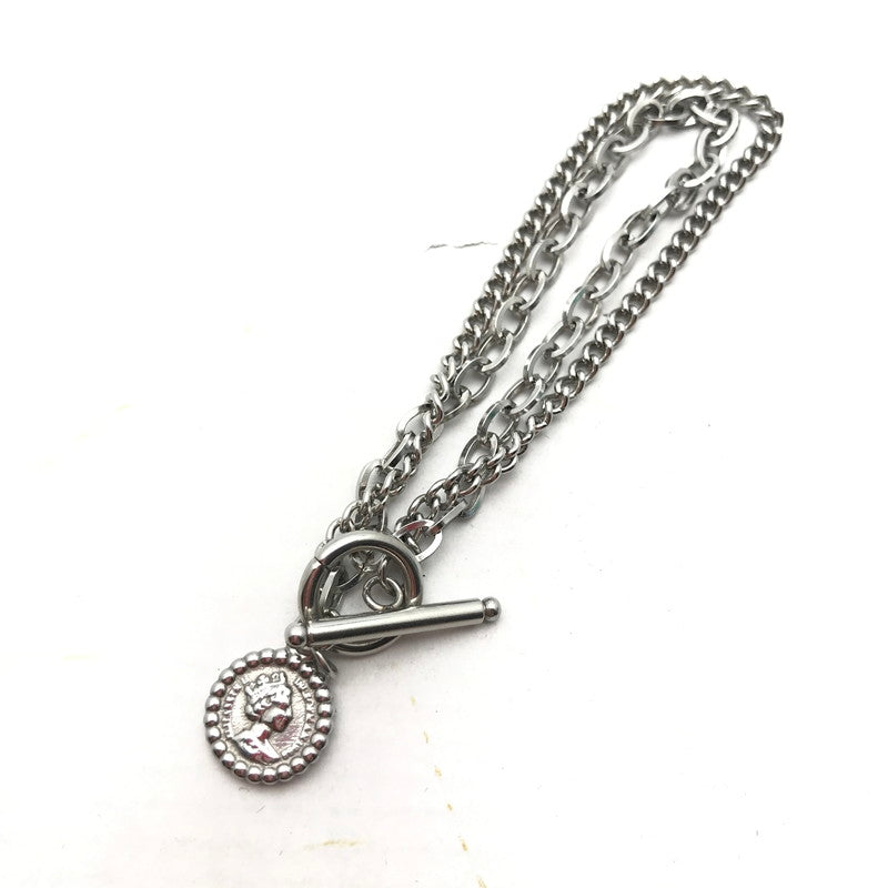【中古品】【レディース】 GLUCK JEWELRY グルック ジュエリー ブレスレット カラー:シルバー.コイン 箱付属 ※箱使用感有 アクセサリー 193-260804-IO-03-fuzh 万代Net店