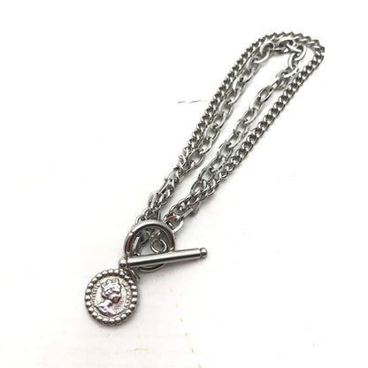 【中古品】【レディース】 GLUCK JEWELRY グルック ジュエリー ブレスレット カラー:シルバー.コイン 箱付属 ※箱使用感有 アクセサリー 193-260804-IO-03-fuzh 万代Net店