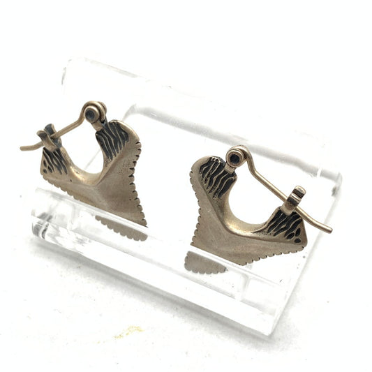 【中古品】【レディース】 USED SHARK TEETH シャーク ティース フープピアス SILVER925 アクセサリー ピアス スレあり 193-260715-io-08-fuzh 万代Net店