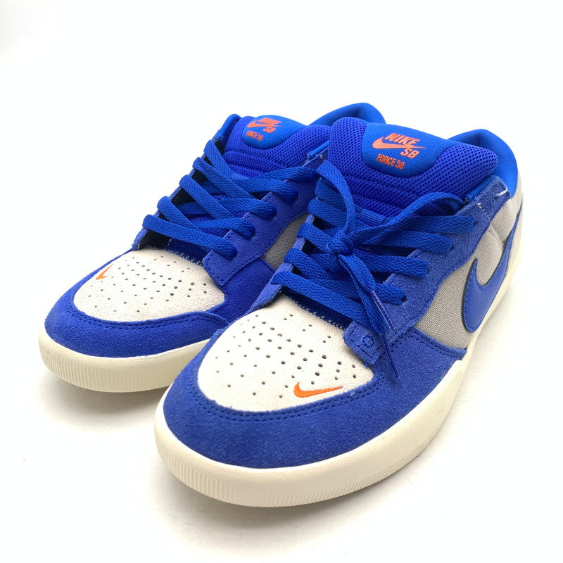 【中古美品】【メンズ】 NIKE DV5477-011 SB FORCE 58 ナイキ フォース 58 スケートボード スニーカー 160-260726-gm-42-fuzh サイズ：27cm カラー：ブルー 万代Net店