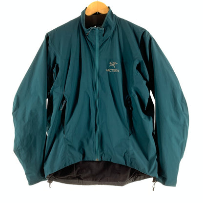 【中古品】【メンズ】 ARC'TERYX WINDSTOPPER アークテリクス × ウインドストッパー ジャケット 青緑 SIZE:S ナイロン.フリース90年代 ※使用感・汚れ・毛の付着有 144-260705-io-23-fuzh 万代Net店