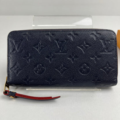 【中古品】【レディース】 LOUIS VUITON ルイヴィトン M62121 モノグラム・アンプラント ジッピー･ウォレット マリーヌルージュ 長財布 NAVY 箱・保存袋付属 179-260705-io-03-fuzh 万代Net店