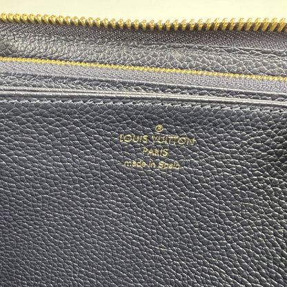【中古品】【レディース】 LOUIS VUITON ルイヴィトン M62121 モノグラム・アンプラント ジッピー･ウォレット マリーヌルージュ 長財布 NAVY 箱・保存袋付属 179-260705-io-03-fuzh 万代Net店