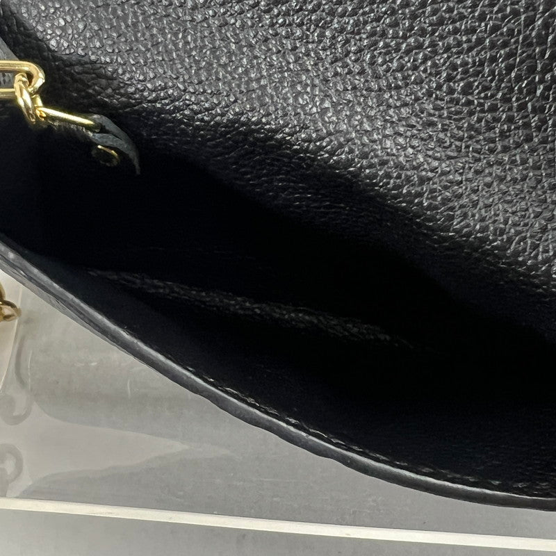 【中古品】【レディース】 LOUIS VUITTON ルイヴィトン M60633 モノグラムアンプラント ポシェット クレ コインケース BLK 保存袋.箱付属 ※角スレ・金具スレ有 179-260705-io-04-fuzh 万代Net店