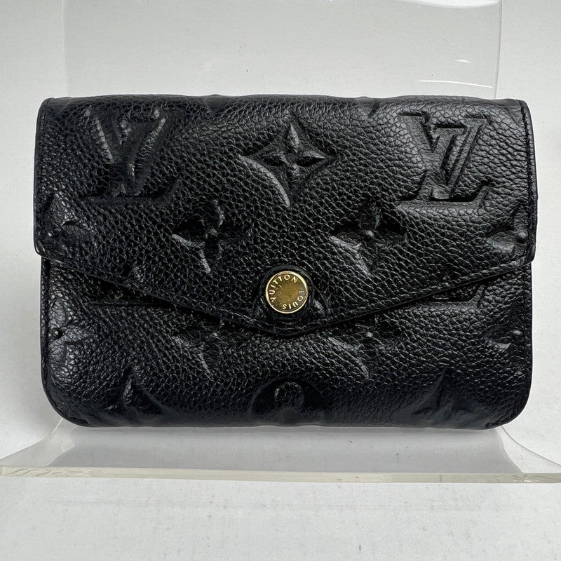 【中古品】【レディース】 LOUIS VUITTON ルイヴィトン M60633 モノグラムアンプラント ポシェット クレ コインケース BLK 保存袋.箱付属 ※角スレ・金具スレ有 179-260705-io-04-fuzh 万代Net店