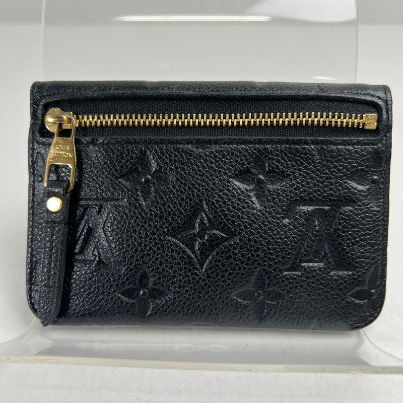 【中古品】【レディース】 LOUIS VUITTON ルイヴィトン M60633 モノグラムアンプラント ポシェット クレ コインケース BLK 保存袋.箱付属 ※角スレ・金具スレ有 179-260705-io-04-fuzh 万代Net店