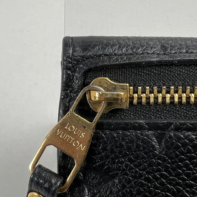 【中古品】【レディース】 LOUIS VUITTON ルイヴィトン M60633 モノグラムアンプラント ポシェット クレ コインケース BLK 保存袋.箱付属 ※角スレ・金具スレ有 179-260705-io-04-fuzh 万代Net店