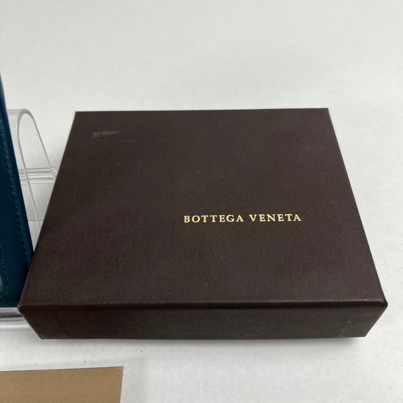 【中古品】【レディース】 BOTTEGA VENETA ボッテガ・ヴェネタ IDケース ネイビー 箱付 ICカード入れ 名刺入れ ※外箱汚れあり 183-260705-io-12-fuzh 万代Net店