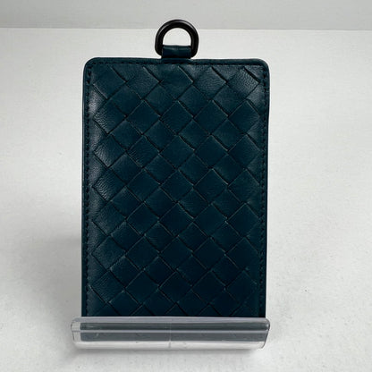 【中古品】【レディース】 BOTTEGA VENETA ボッテガ・ヴェネタ IDケース ネイビー 箱付 ICカード入れ 名刺入れ ※外箱汚れあり 183-260705-io-12-fuzh 万代Net店