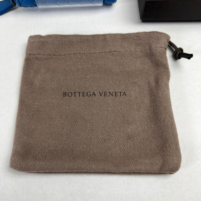 【中古品】【レディース】 BOTTEGA VENETA ボッテガ・ヴェネタ コインケース 青.保存袋.箱付 ※角スレ・キズ・汚れあり 財布 181-260705-io-14-fuzh 万代Net店