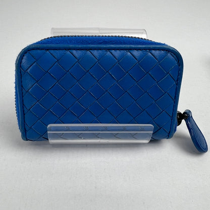 【中古品】【レディース】 BOTTEGA VENETA ボッテガ・ヴェネタ コインケース 青.保存袋.箱付 ※角スレ・キズ・汚れあり 財布 181-260705-io-14-fuzh 万代Net店