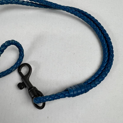 【中古品】【レディース】 BOTTEGA VENETA ボッテガ・ヴェネタ イントレチャートストラップ 青 箱付 ※色ムラ・キズ・箱傷みあり 183-260705-io-15-fuzh 万代Net店