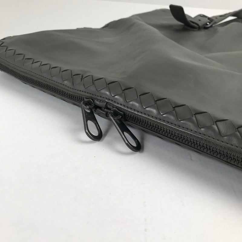 【中古品】【レディース】 BOTTEGA VENETA ボッテガ・ヴェネタ イントレチャート サイドファスナートートバッグ KHAKI ※汚れ・キズあり カバン 180-260705-io-06-fuzh 万代Net店
