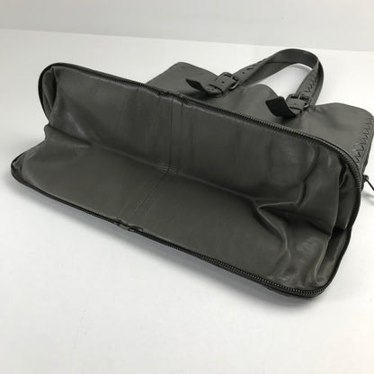【中古品】【レディース】 BOTTEGA VENETA ボッテガ・ヴェネタ イントレチャート サイドファスナートートバッグ KHAKI ※汚れ・キズあり カバン 180-260705-io-06-fuzh 万代Net店