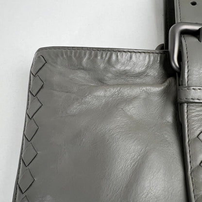 【中古品】【レディース】 BOTTEGA VENETA ボッテガ・ヴェネタ イントレチャート サイドファスナートートバッグ KHAKI ※汚れ・キズあり カバン 180-260705-io-06-fuzh 万代Net店