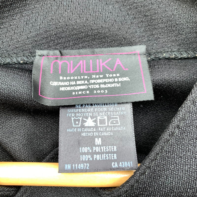 【中古品】【メンズ】 MNWKA ミシカ ベースボールシャツ 半袖シャツ BLACK SIZE:M ※汚れあり 142-260705-io-17-fuzh 万代Net店