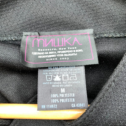 【中古品】【メンズ】 MNWKA ミシカ ベースボールシャツ 半袖シャツ BLACK SIZE:M ※汚れあり 142-260705-io-17-fuzh 万代Net店