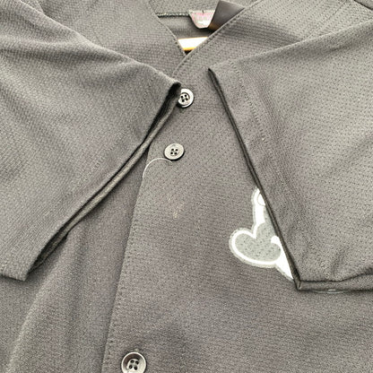 【中古品】【メンズ】 MNWKA ミシカ ベースボールシャツ 半袖シャツ BLACK SIZE:M ※汚れあり 142-260705-io-17-fuzh 万代Net店