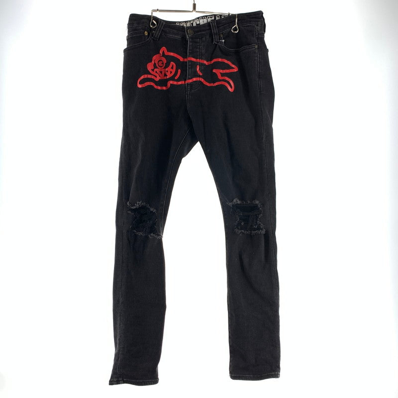 【中古品】【メンズ】 ICE CREAM アイスクリーム スキニーパンツ デニムパンツ デニム パンツ ジーンズ ジーパン BLACK SIZE:30 153-260705-io-27-fuzh 万代Net店