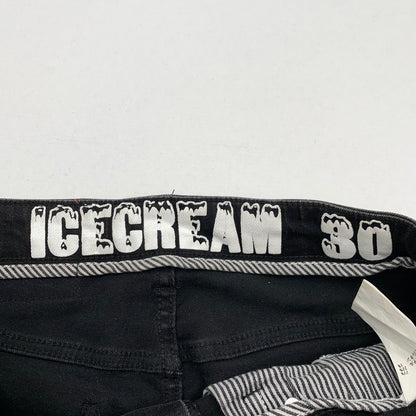 【中古品】【メンズ】 ICE CREAM アイスクリーム スキニーパンツ デニムパンツ デニム パンツ ジーンズ ジーパン BLACK SIZE:30 153-260705-io-27-fuzh 万代Net店