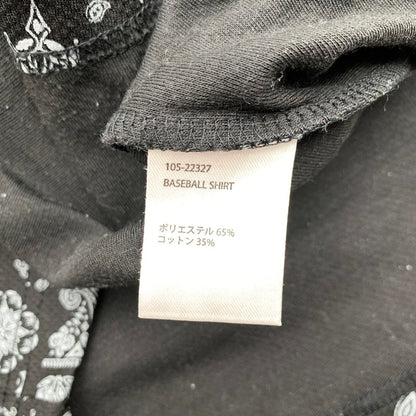 【中古品】【メンズ】 SUBCIETY BASEBALL SHIRT サブサエティ ベースボールシャツ 半袖シャツ ペイズリー柄 SIZE:XL 142-260705-io-18-fuzh 万代Net店