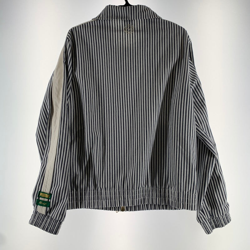 【中古品】【メンズ】 PUMA×RHUIGI SUMMER JACKET プーマ × ルイージ サマージャケット 上着 ストライプ SIZE:M 148-260705-io-22-fuzh 万代Net店