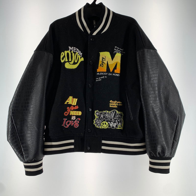 【中古品】【メンズ】 MR.ENJOY DA MONEY ミスター・エンジョイ・ダ・マネー 上着 ジャンパー スタジャン BLACK SIZE:XL ※使用感・汚れ有 147-260705-io-19-fuzh 万代Net店
