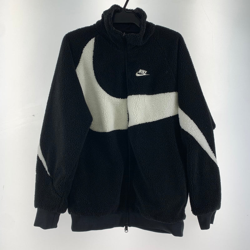 【中古品】【メンズ】 NIKE ナイキ BQ6546-011 BIG SWOOSH REVERSIBLE BOA JACKET ボアジャケット アウター 上着 BLACK SIZE:S ※汚れ・使用感有 148-260919-io-40-fuzh カラー：ブラック 万代Net店