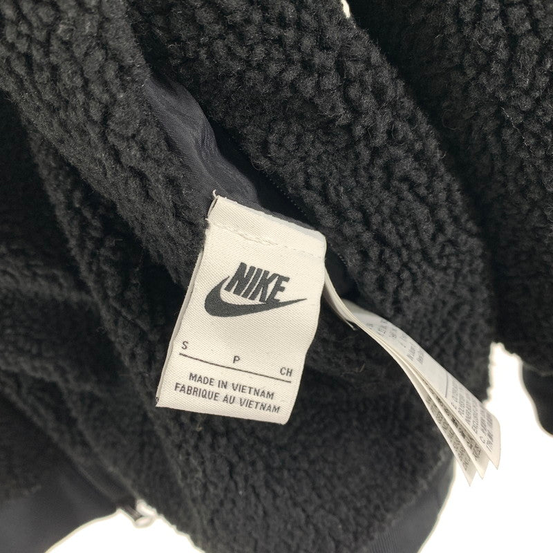 【中古品】【メンズ】 NIKE ナイキ BQ6546-011 BIG SWOOSH REVERSIBLE BOA JACKET ボアジャケット アウター 上着 BLACK SIZE:S ※汚れ・使用感有 148-260919-io-40-fuzh カラー：ブラック 万代Net店