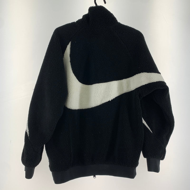 【中古品】【メンズ】 NIKE ナイキ BQ6546-011 BIG SWOOSH REVERSIBLE BOA JACKET ボアジャケット アウター 上着 BLACK SIZE:S ※汚れ・使用感有 148-260919-io-40-fuzh カラー：ブラック 万代Net店