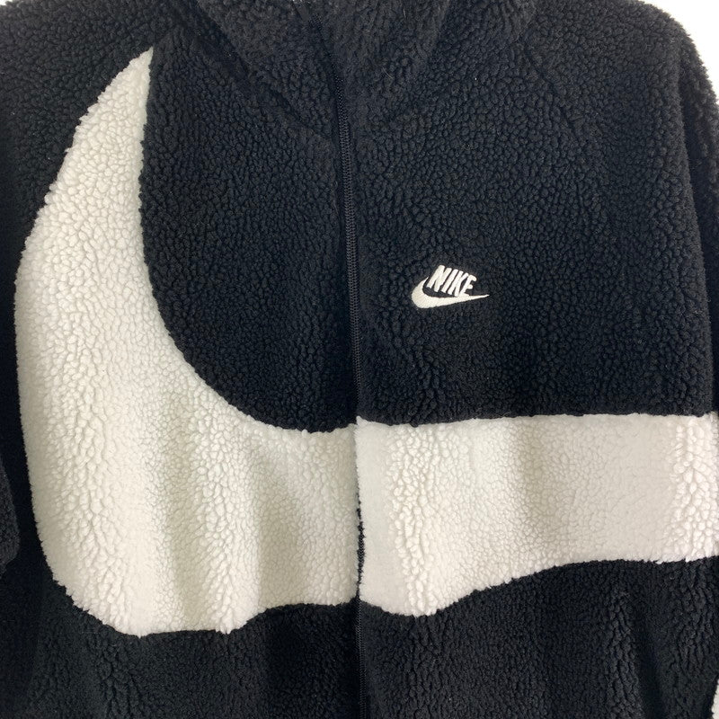 【中古品】【メンズ】 NIKE ナイキ BQ6546-011 BIG SWOOSH REVERSIBLE BOA JACKET ボアジャケット アウター 上着 BLACK SIZE:S ※汚れ・使用感有 148-260919-io-40-fuzh カラー：ブラック 万代Net店