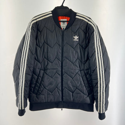 【中古品】【メンズ】 アディダス ADIDAS ORIGINALS DH5008 SST QUILTED JACKET キルティング ジャケット ダウン 148-260705-nm-02-fuzh サイズ：O カラー：ブラック 万代Net店