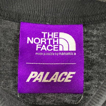 【中古品】【メンズ】 THE NORTH FACE PURPLE LABEL×PALACE ノース・フェイス パープルレーベル×パレス LOGO S.S TEE COOLMAX　 144-260723-ny-16-fuzh サイズ：L カラー：ブラック 万代Net店