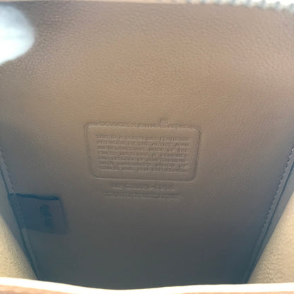 【中古品】【レディース】 COACH×JEAN‐MICHEL BASQUIAT コーチ × ジャン＝ミシェル・バスキア ショルダーバック BEIGE らくがき風　※ZIP渋め、汚れ有 カバン 180-260706-ky-02-fuzh 万代Net店