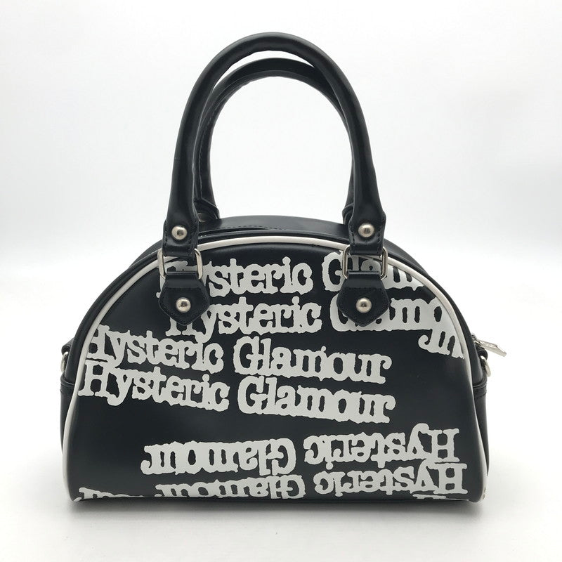 【中古品】【レディース】 HYSTERIC GLAMOUR ヒステリックグラマー 2WAY ミニボストンバッグカラー ブラック 総柄 ショルダー付 カバン 188-260706-ky-01-fuzh 万代Net店