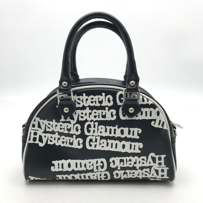 【中古品】【レディース】 HYSTERIC GLAMOUR ヒステリックグラマー 2WAY ミニボストンバッグカラー ブラック 総柄 ショルダー付 カバン 188-260706-ky-01-fuzh 万代Net店