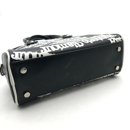 【中古品】【レディース】 HYSTERIC GLAMOUR ヒステリックグラマー 2WAY ミニボストンバッグカラー ブラック 総柄 ショルダー付 カバン 188-260706-ky-01-fuzh 万代Net店