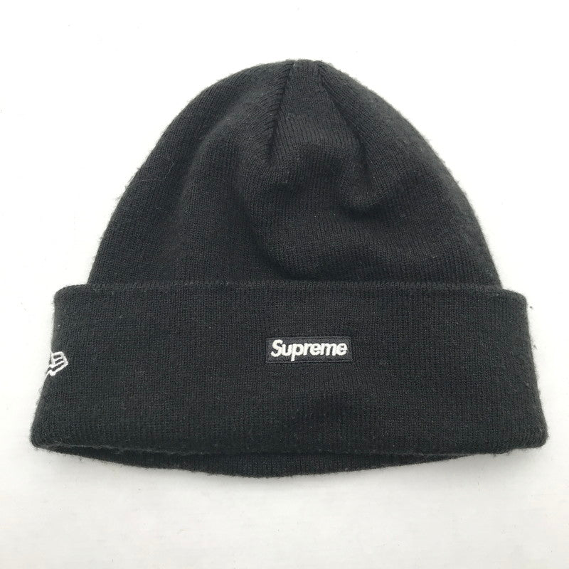 【中古品】【メンズ】 SUPREME×NEWERA シュプリーム ×ニューエラー S LOGO BEANIE Sロゴ ビーニー カラーブラック 2020FW アイス 185-260706-ky-05-fuzh 万代Net店