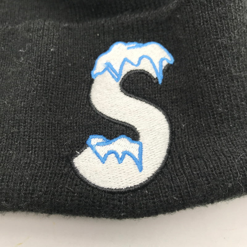 【中古品】【メンズ】 SUPREME×NEWERA シュプリーム ×ニューエラー S LOGO BEANIE Sロゴ ビーニー カラーブラック 2020FW アイス 185-260706-ky-05-fuzh 万代Net店