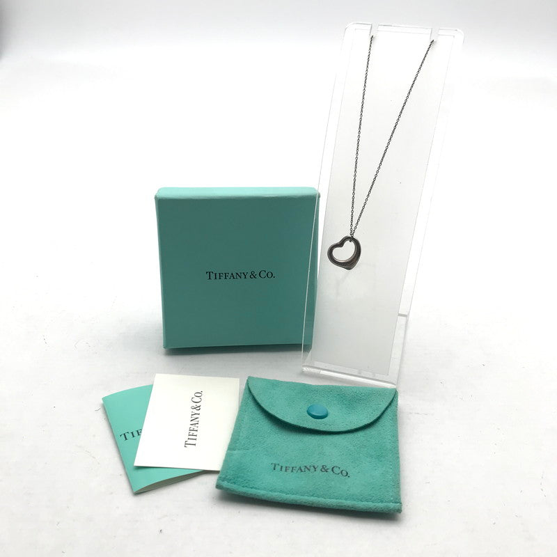 【中古品】【レディース】 TIFFANY＆CO. オープンハートネックレス AG925 エルサ・ペレッティ 箱.保存袋有 アクセサリー 193-260706-ky-04-fuzh 万代Net店