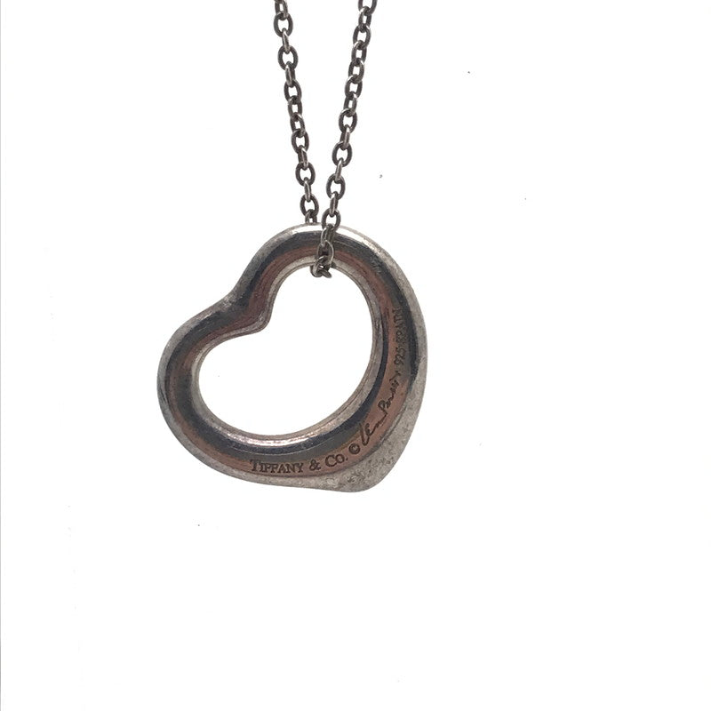 【中古品】【レディース】 TIFFANY＆CO. オープンハートネックレス AG925 エルサ・ペレッティ 箱.保存袋有 アクセサリー 193-260706-ky-04-fuzh 万代Net店