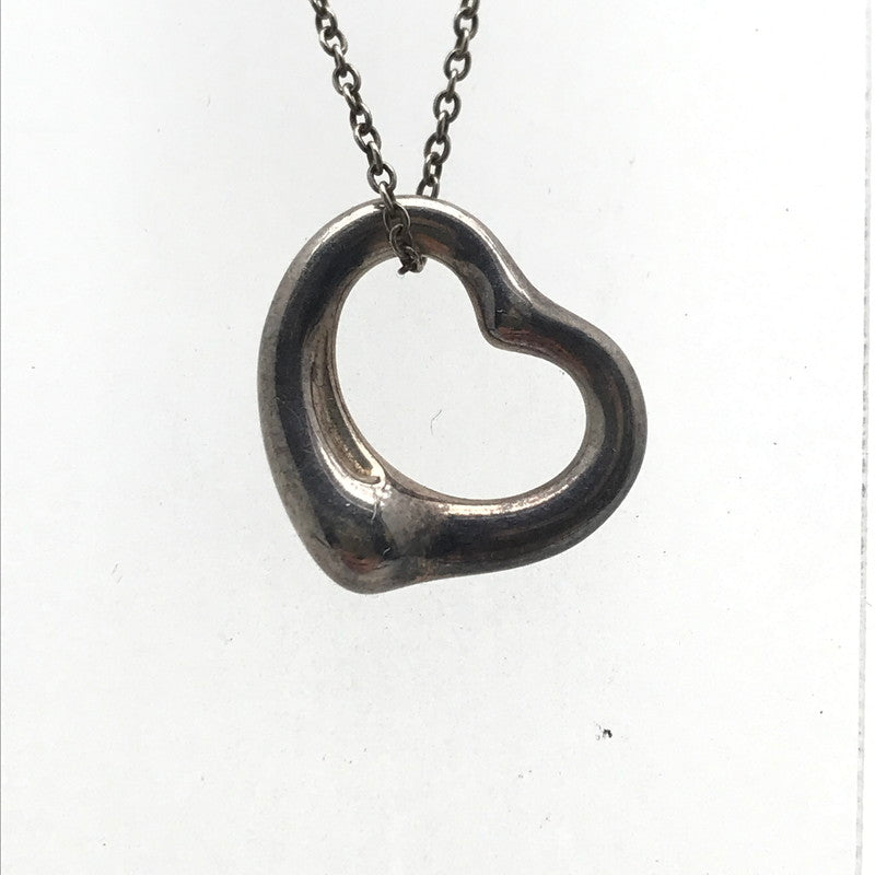 【中古品】【レディース】 TIFFANY＆CO. オープンハートネックレス AG925 エルサ・ペレッティ 箱.保存袋有 アクセサリー 193-260706-ky-04-fuzh 万代Net店
