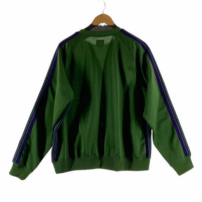 【中古品】【メンズ】 NEEDLES ニードルズ NS245 TRACK CREW NECK SHIRT トラック クルーネック シャツ GREEN SIZE:M ※穴・ほつれあり 140-260729-mh-24-fuzh サイズ：M カラー：グリーン 万代Net店