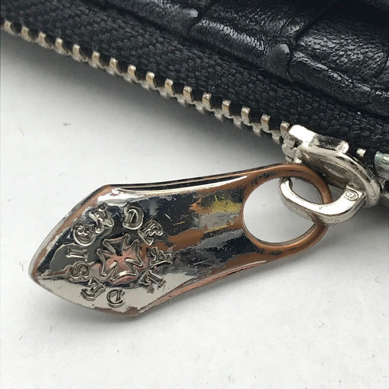 【中古品】【メンズ】 DEAL DESIGN ミディアム ウォレット カラーBLACK 二つ折り 財布 200-260706-ky-03-fuzh 万代Net店